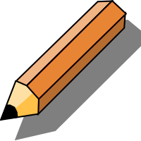 File:Emblem-pen-orange.png